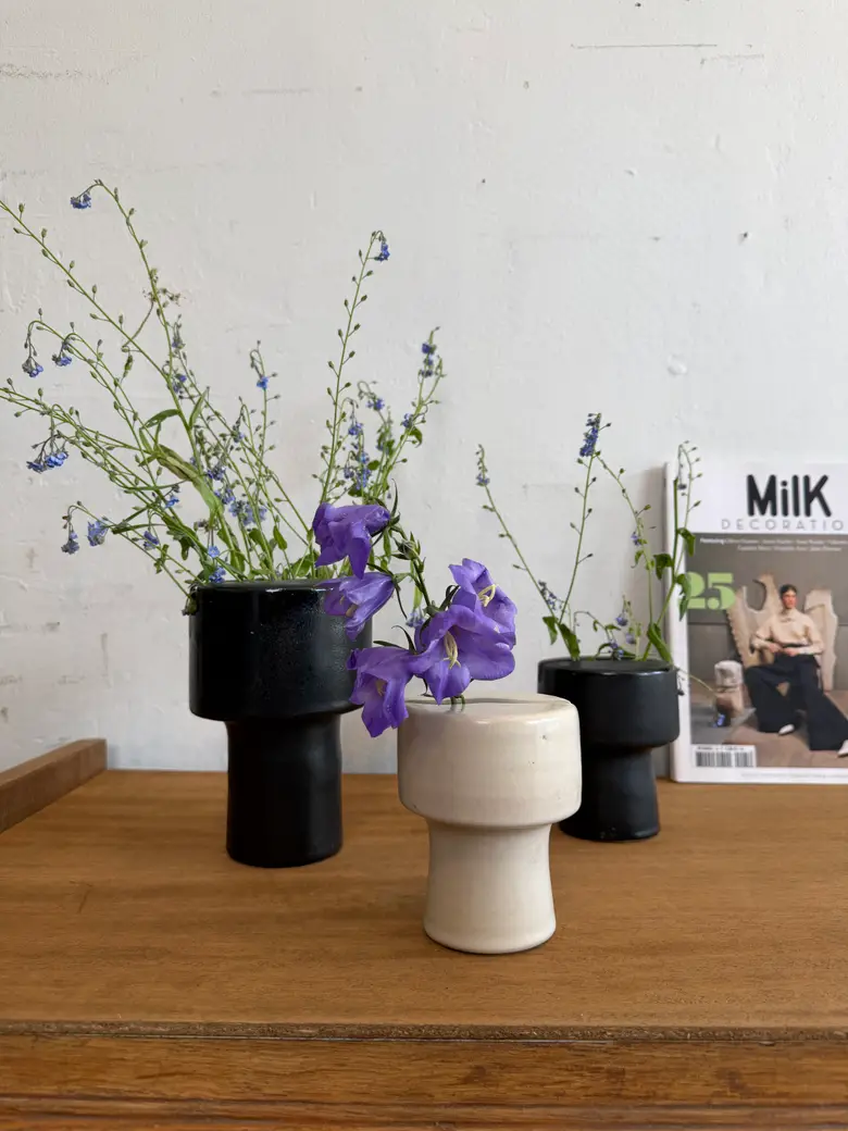 Série de 3 vases vintage Mobach