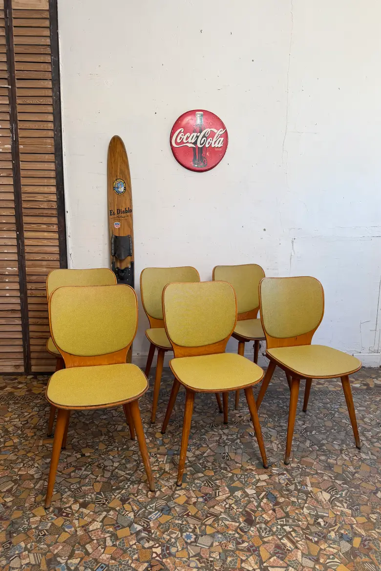 Série de 6 chaises bistrot Baumann