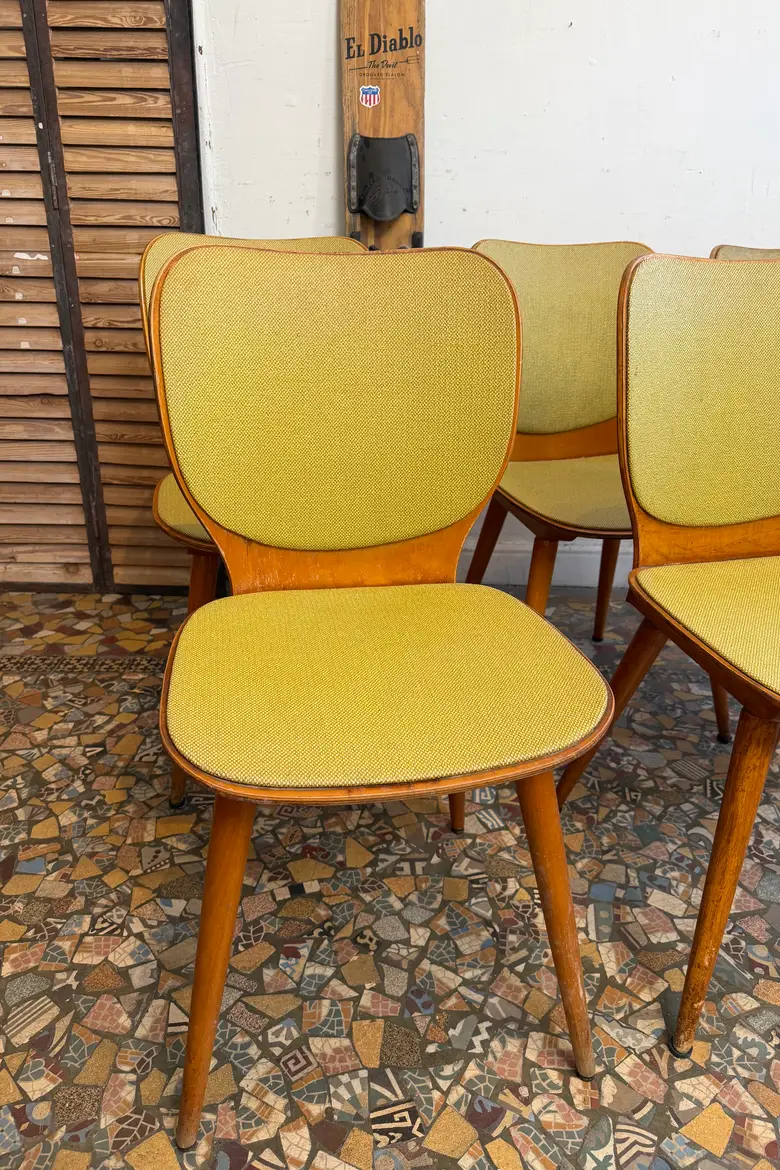 Série de 6 chaises bistrot Baumann