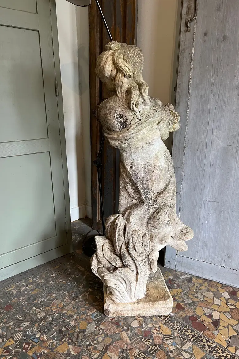 Statue de jardin en pierre Début XXème