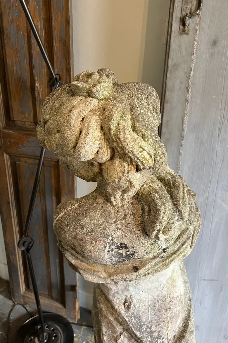 Statue de jardin en pierre Début XXème