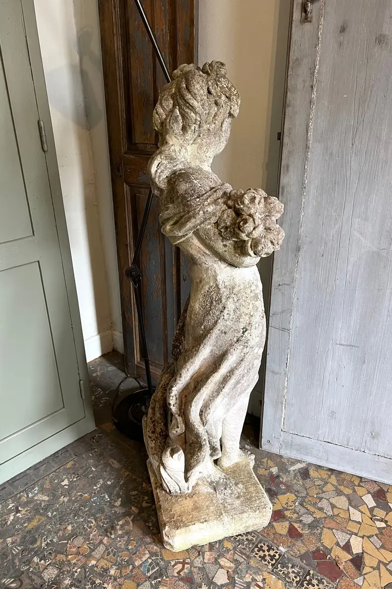 Statue de jardin en pierre Début XXème