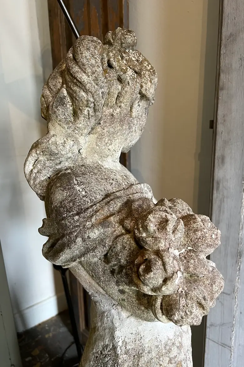 Statue de jardin en pierre Début XXème