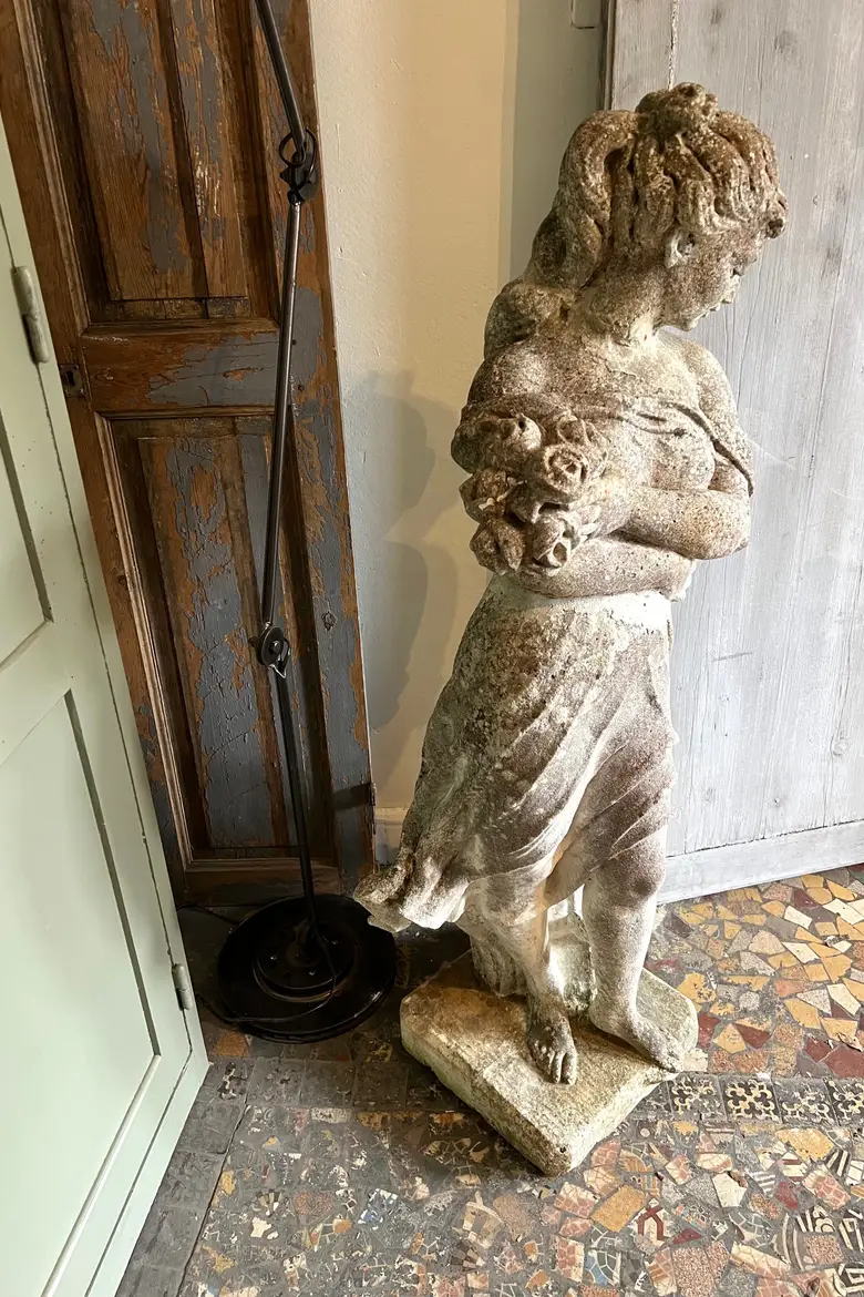 Statue de jardin en pierre Début XXème