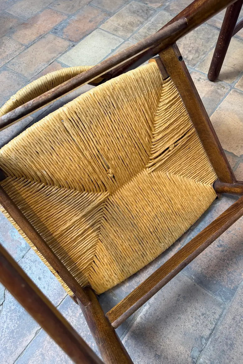 Suite de 6 chaises année 50