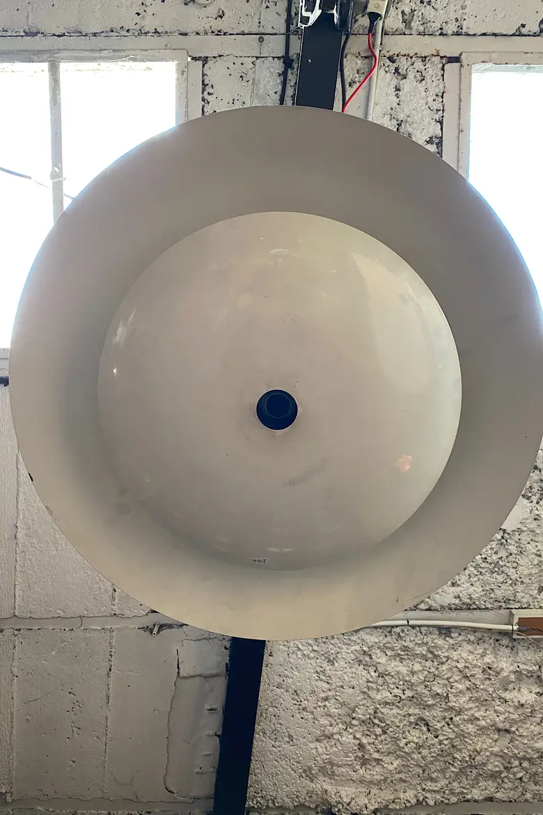 Suspension vintage scandinave des années 50