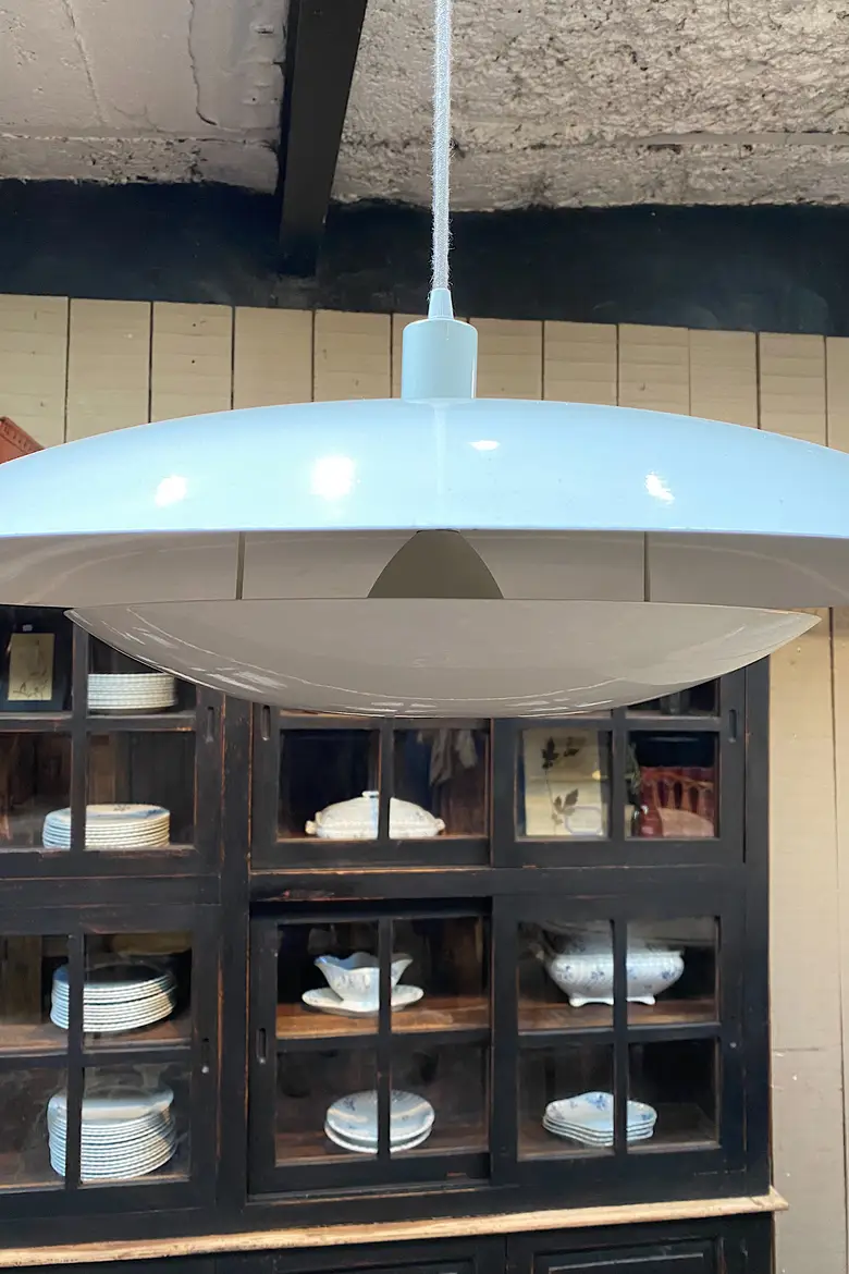 Suspension vintage scandinave des années 50