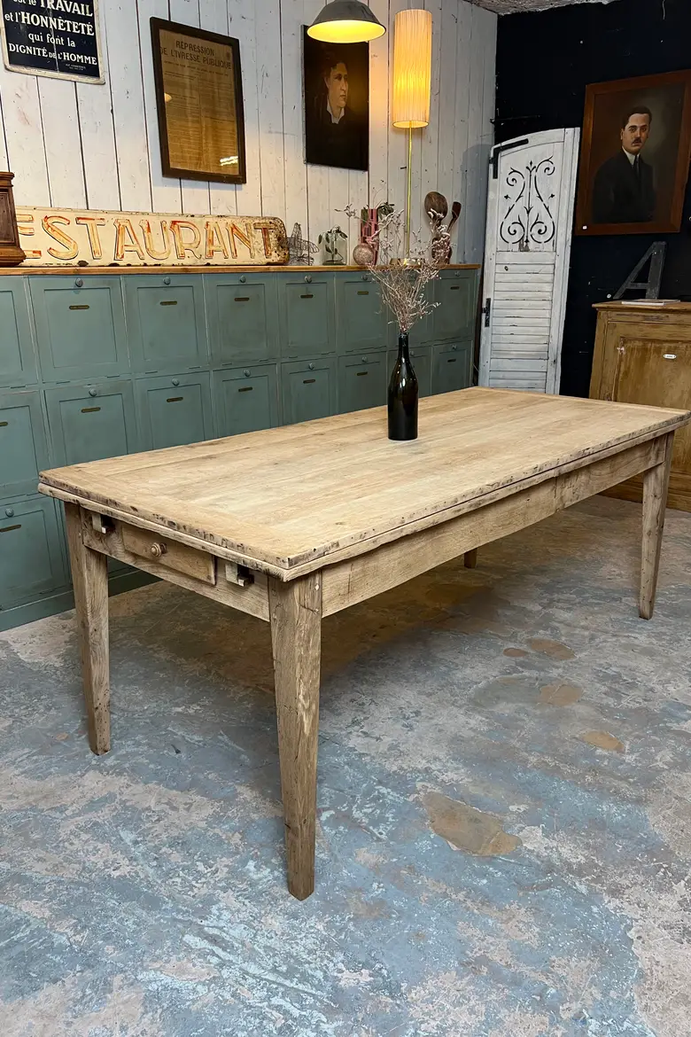 Table à rallonges en chêne