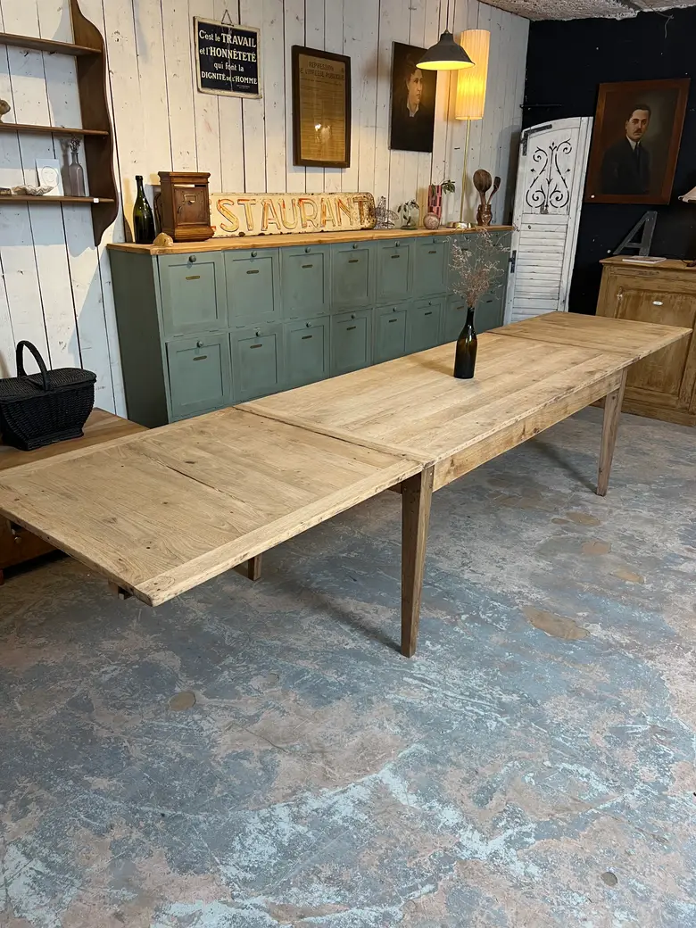 Table à rallonges en chêne