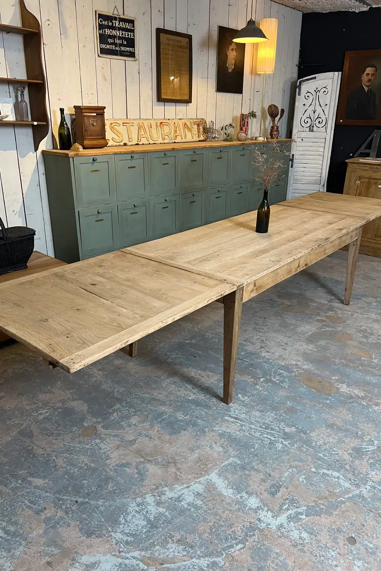 Table à rallonges en chêne