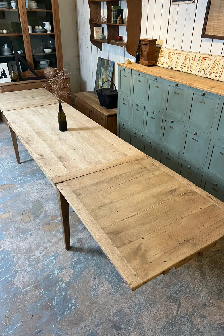 Table à rallonges en chêne