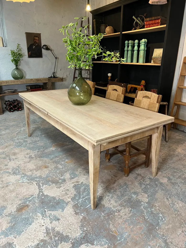 Table à rallonges en frêne