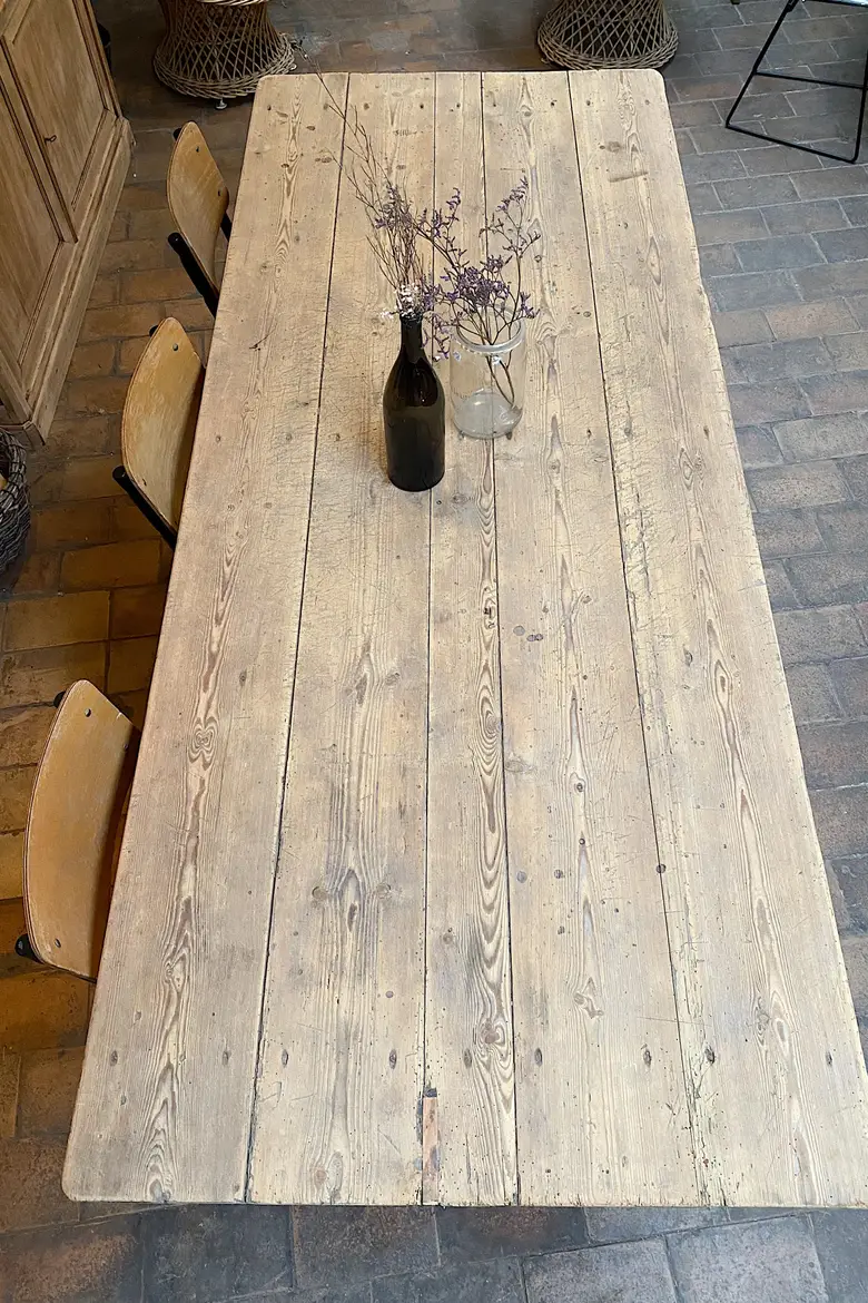 Table ancienne en bois Début XXème