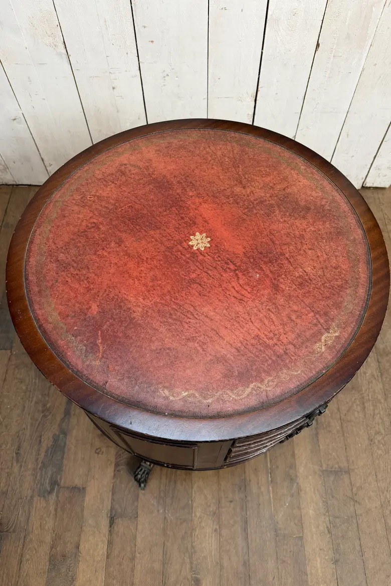 Table bar & bibliothèque tournante – fin XIXe / début XXe