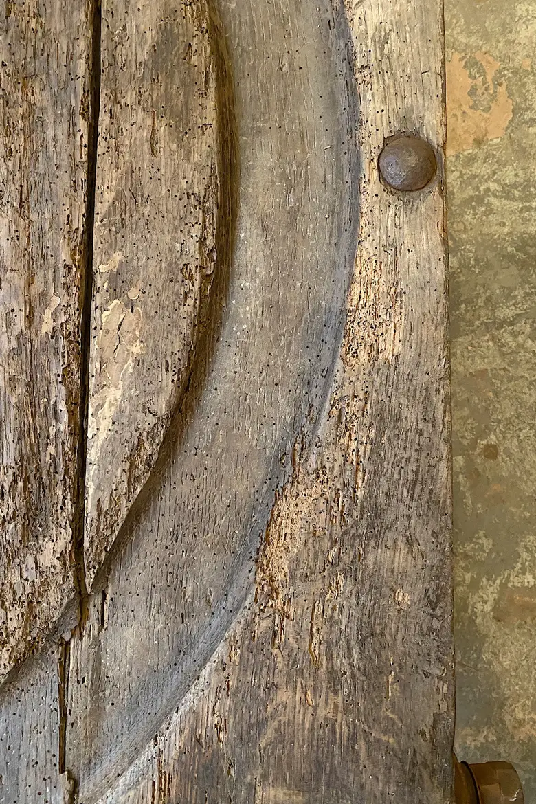 Table basse ancien pressoir à cidre XIXème