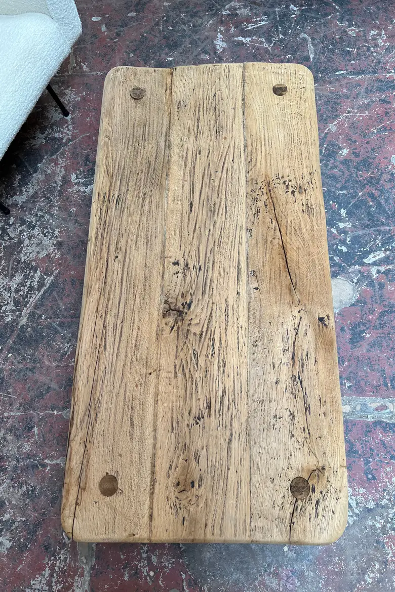Table basse brutaliste Années 50