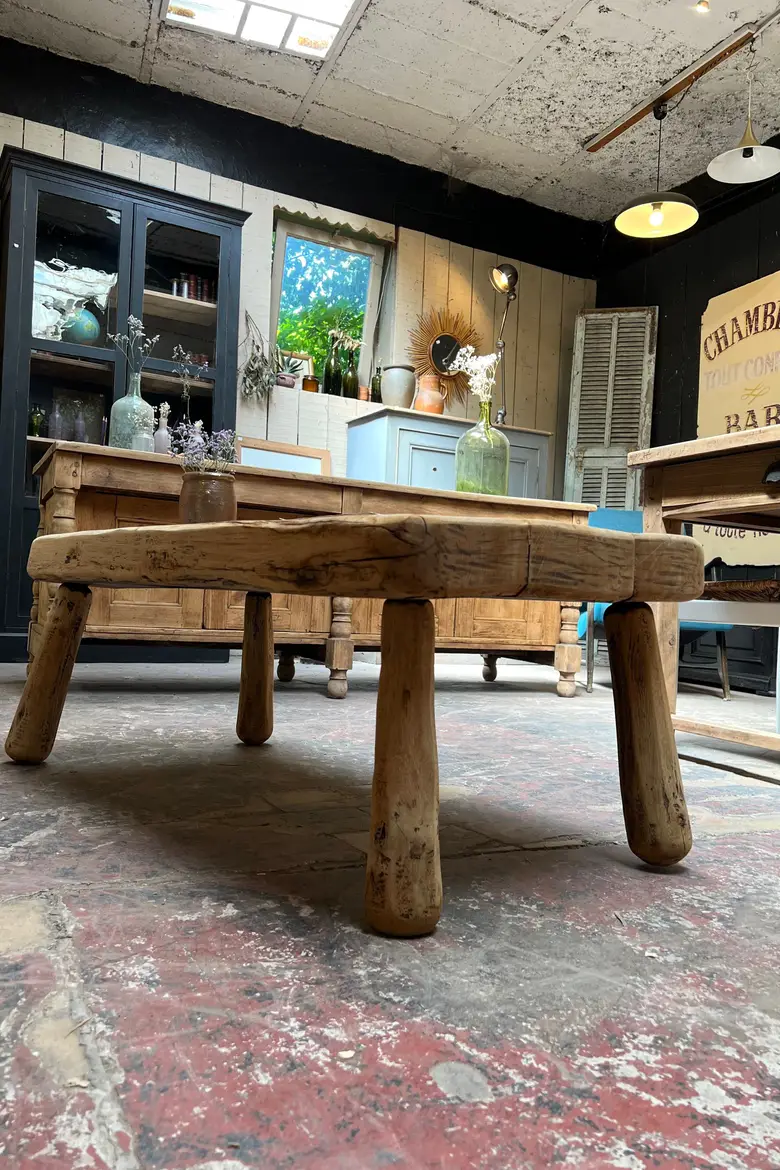 Table basse brutaliste Années 50