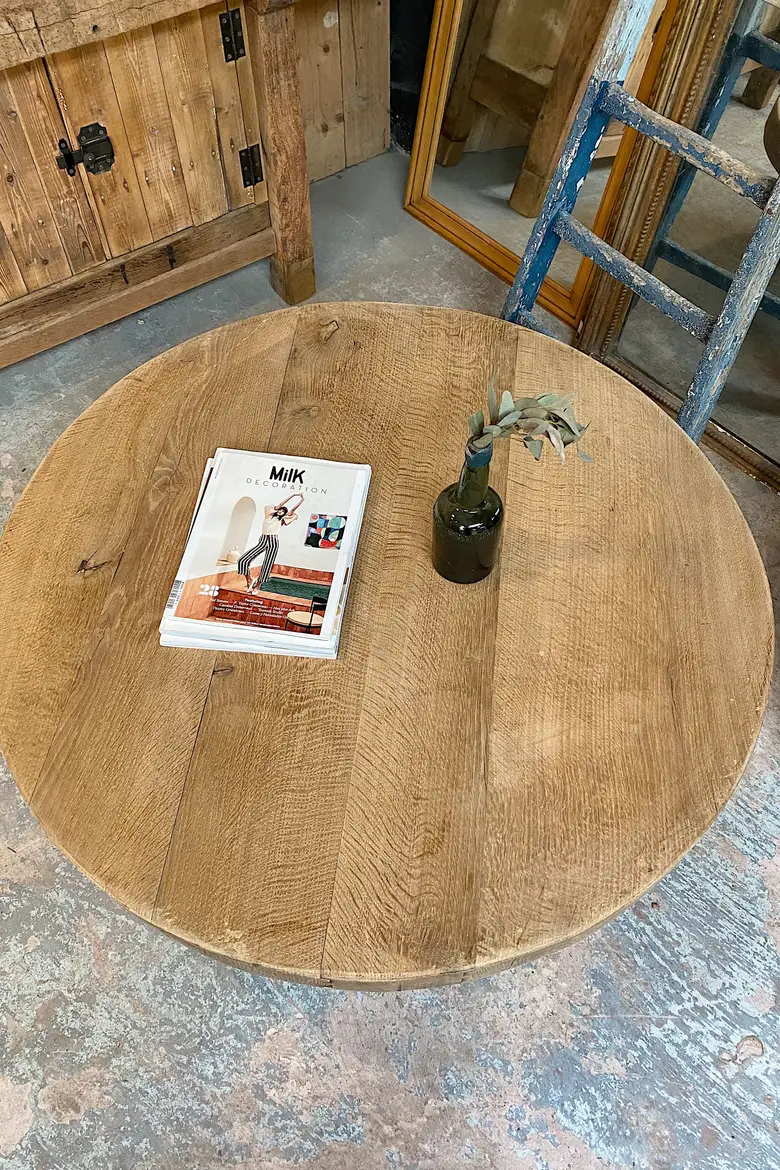 Table basse brutaliste Années 60