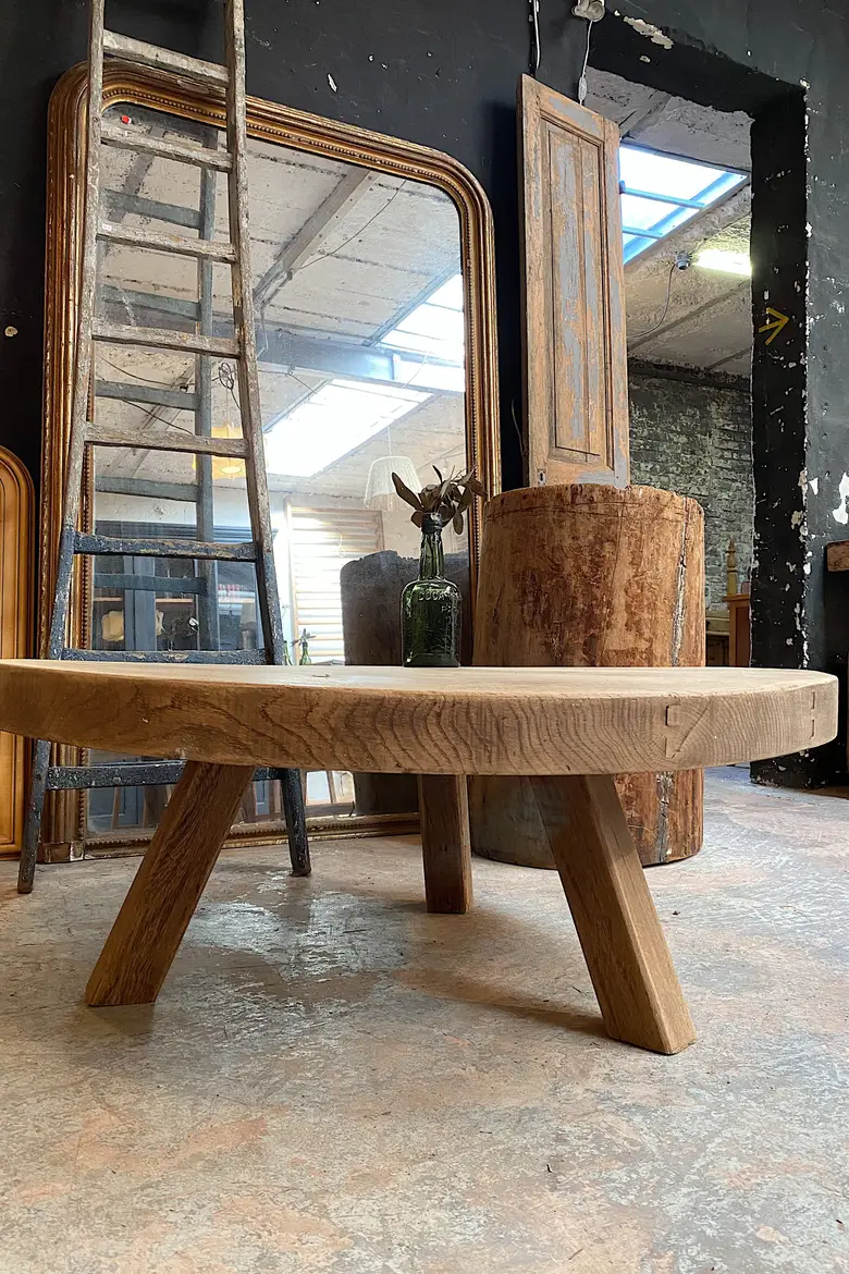 Table basse brutaliste Années 60