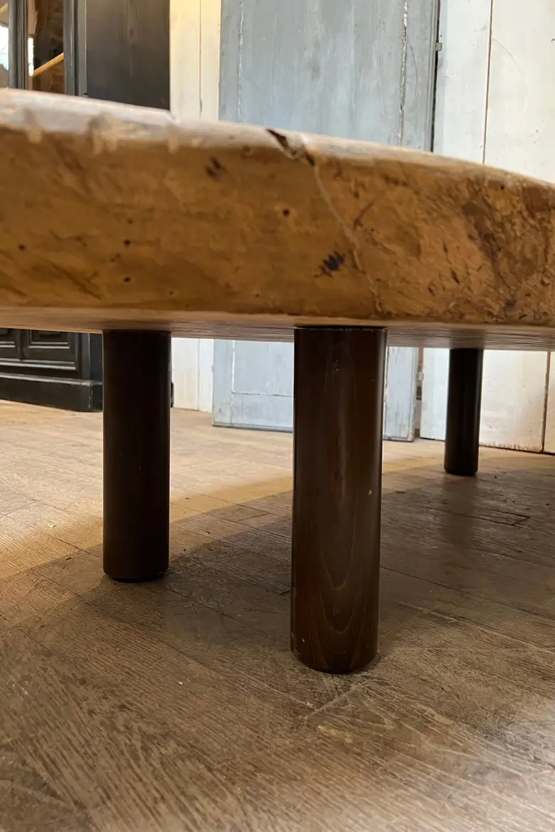 Table basse brutaliste Années 70
