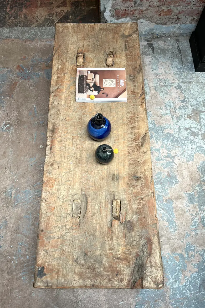 Table basse brutaliste Début XXème