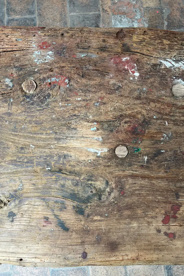 Table basse brutaliste Début XXème