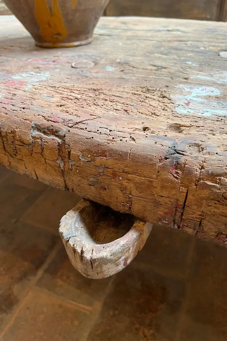 Table basse brutaliste Début XXème