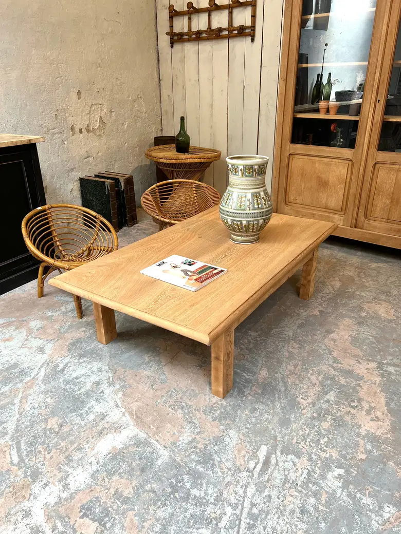 Table basse chêne