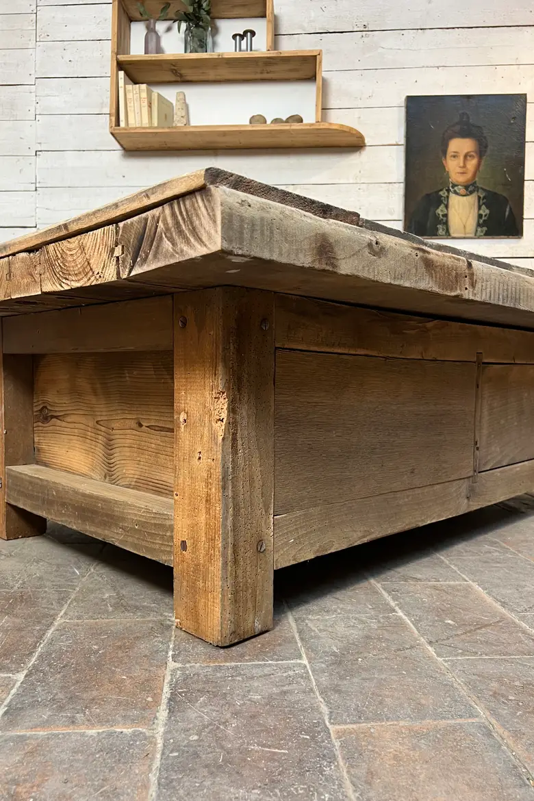 Table basse d’atelier