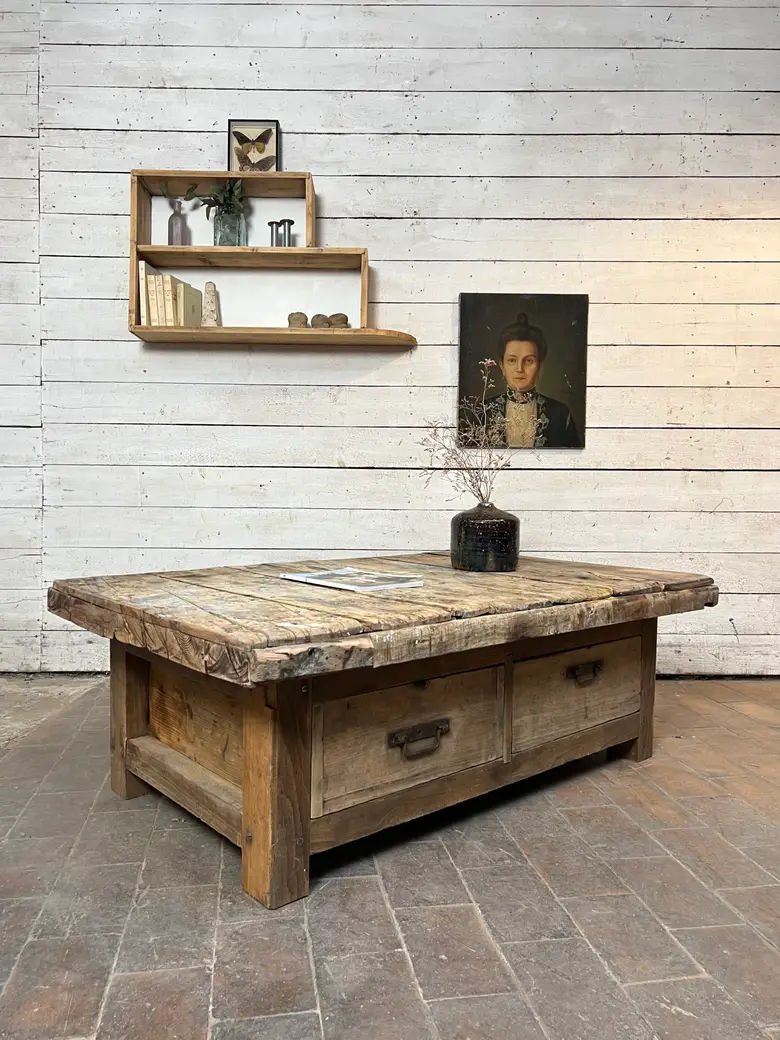 Table basse d’atelier