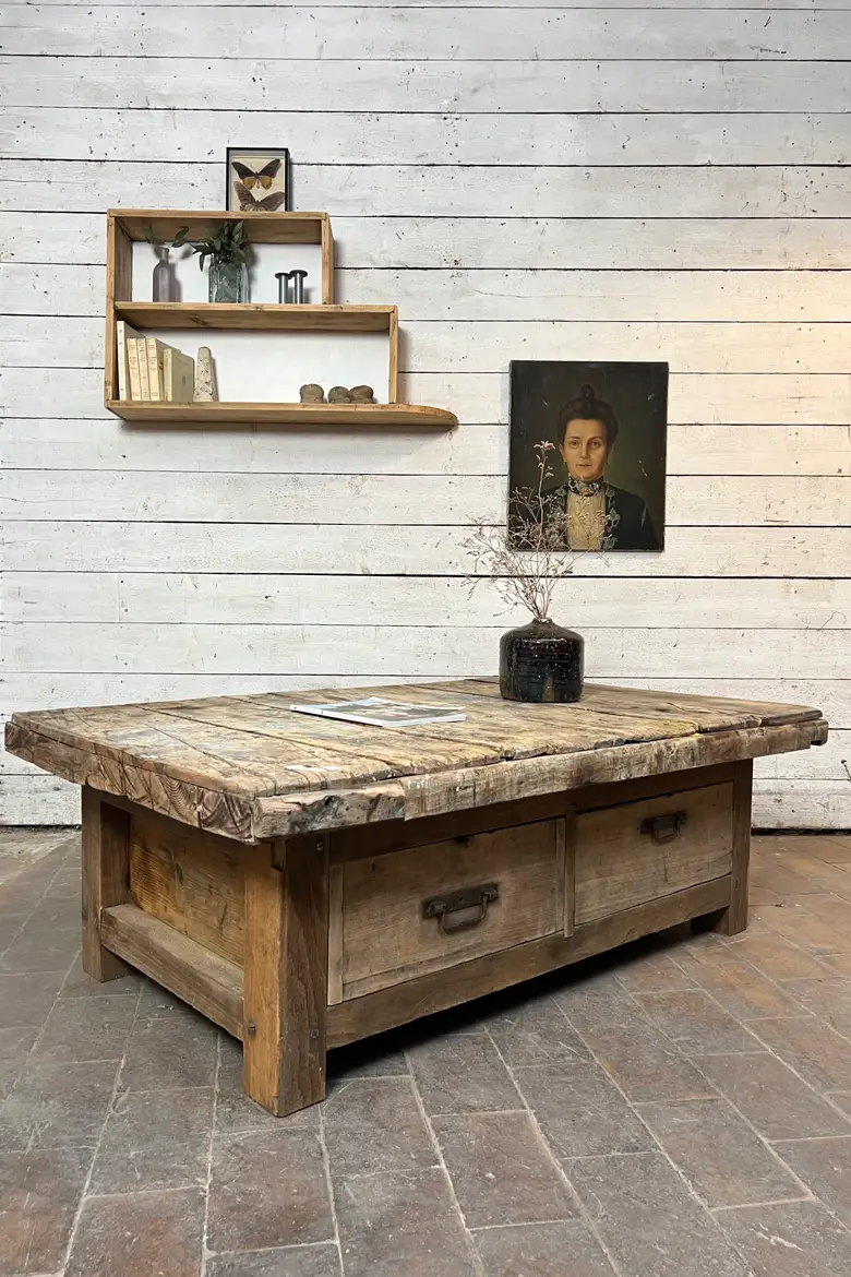 Table basse d’atelier