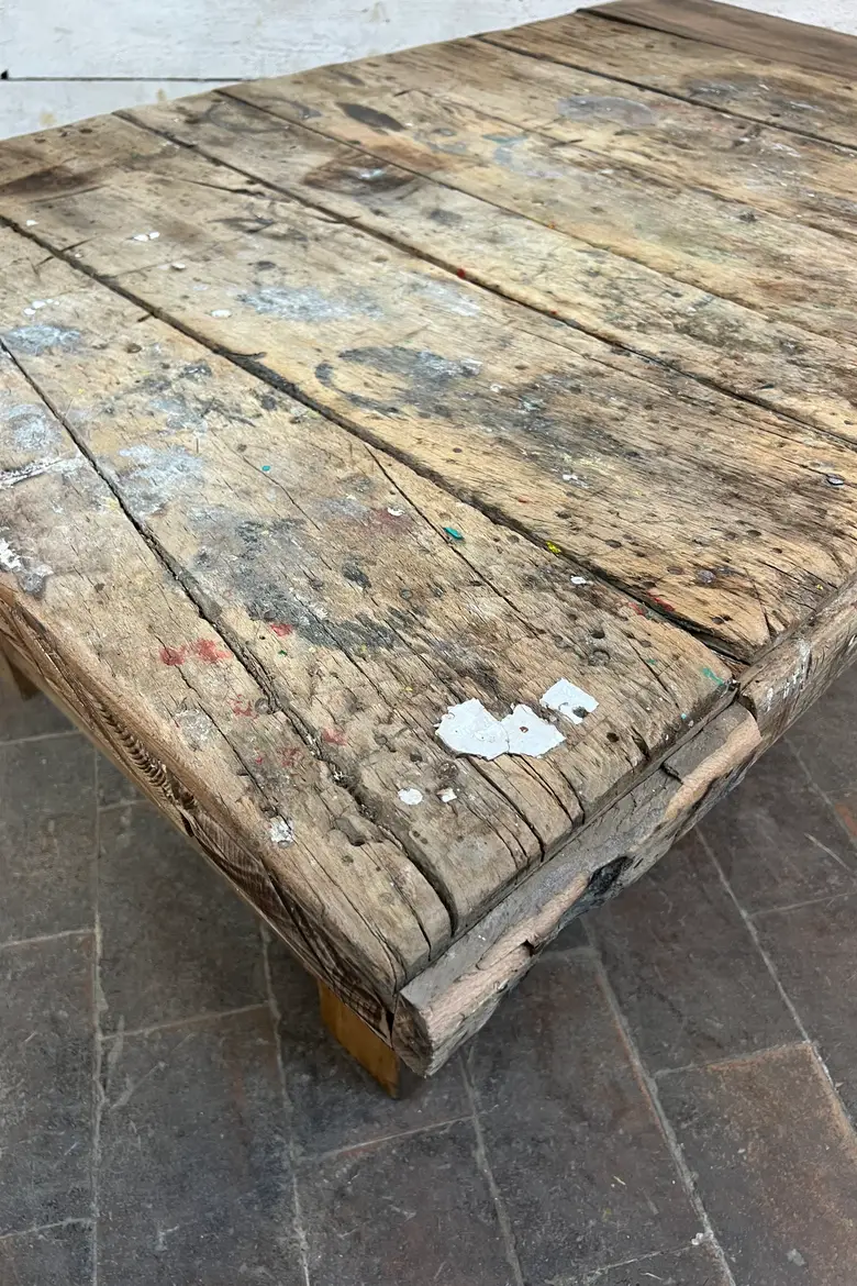 Table basse d’atelier