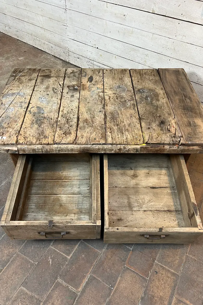 Table basse d’atelier