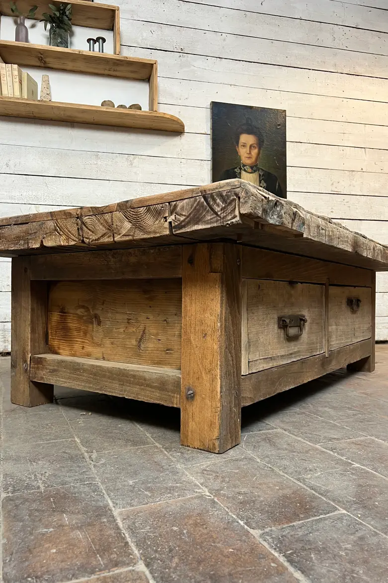 Table basse d’atelier
