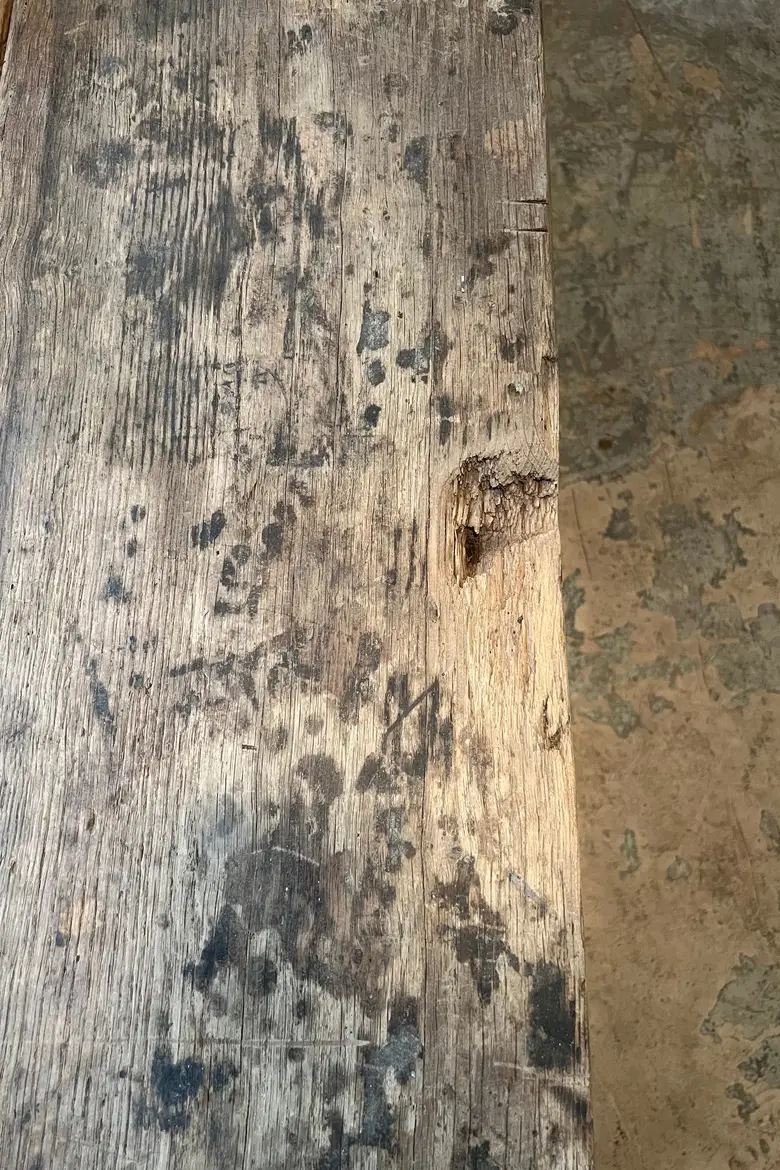 Table basse en chêne 1920