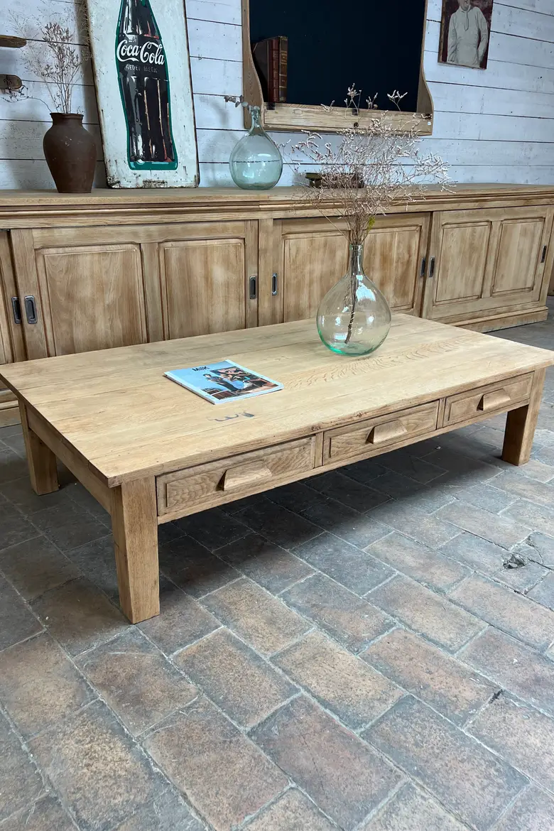 Table basse en chêne