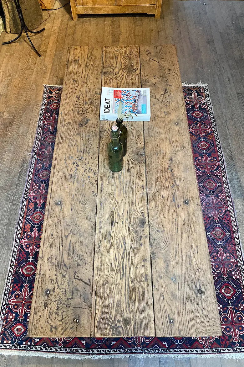 Table basse en chêne Début XXème