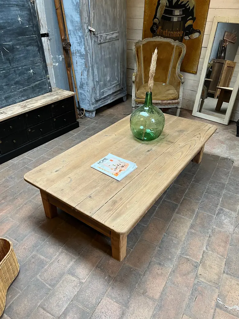 Table basse en chêne Début XXème