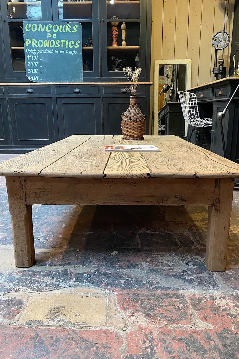 Table basse en chêne Début XXème