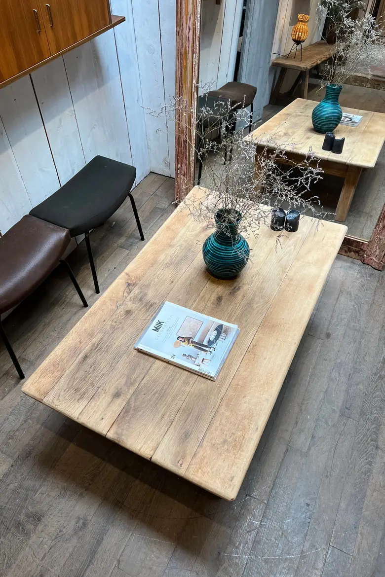 Table basse en chêne Début XXème