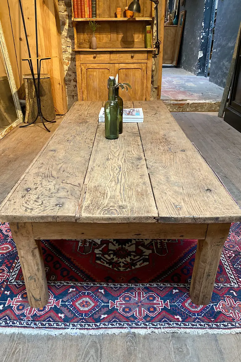 Table basse en chêne Début XXème