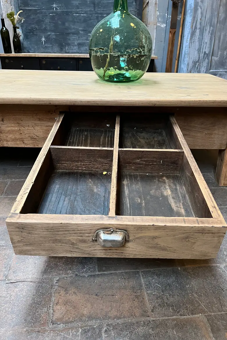 Table basse en chêne Début XXème
