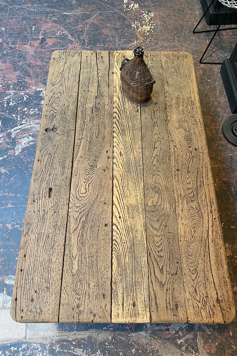 Table basse en chêne Début XXème