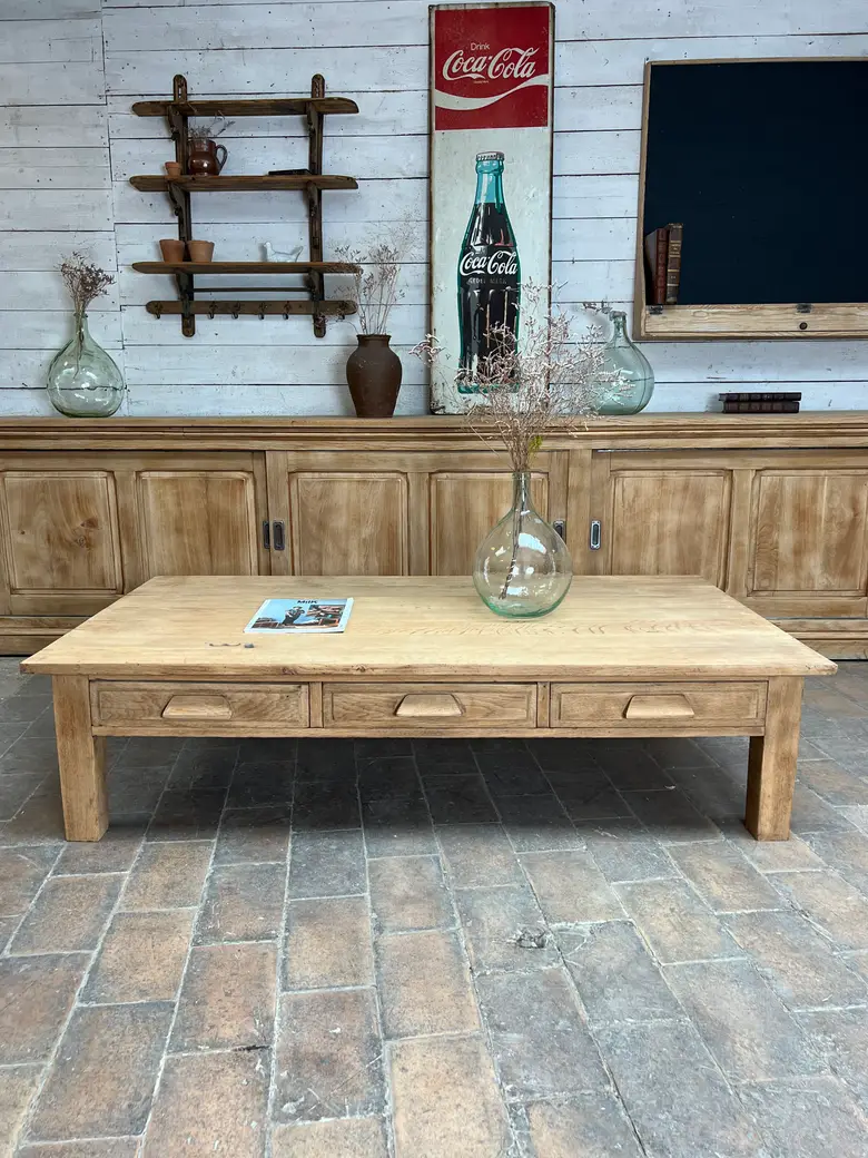 Table basse en chêne