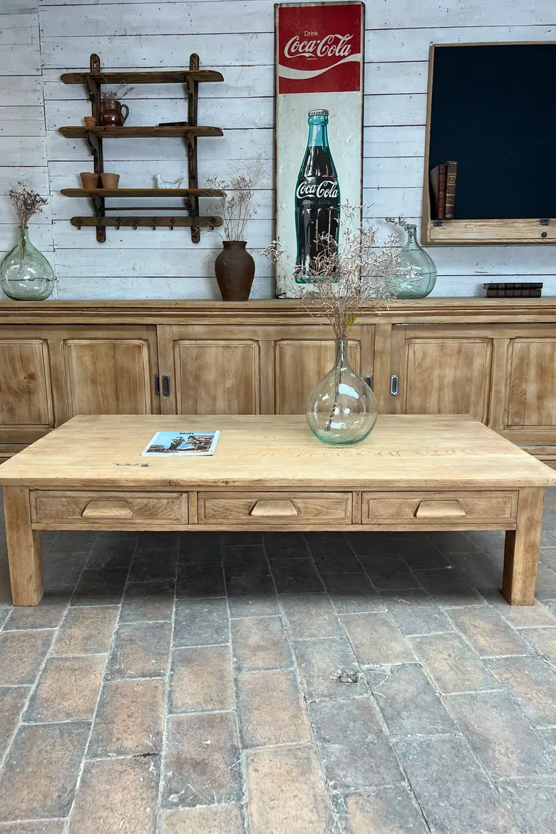 Table basse en chêne