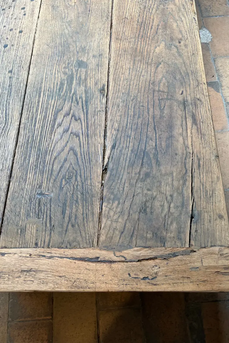 Table basse en chêne XIXème