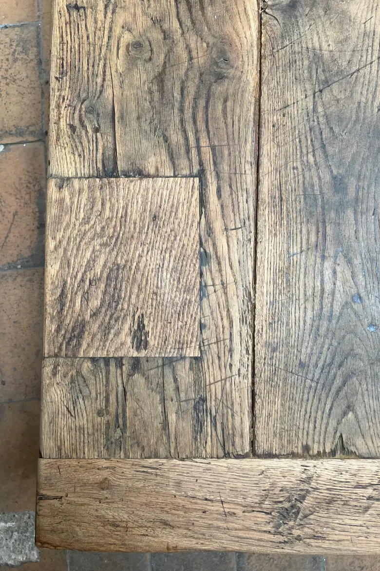 Table basse en chêne XIXème