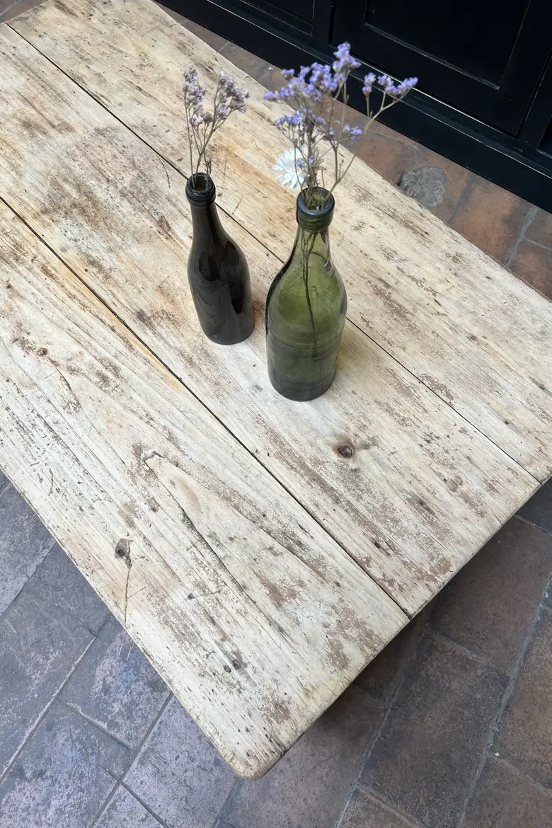 Table basse en hêtre Début XXème