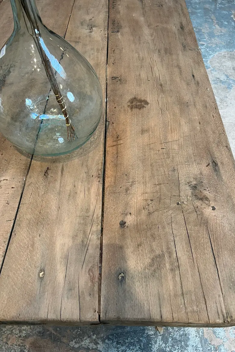 Table basse en hêtre Début XXème