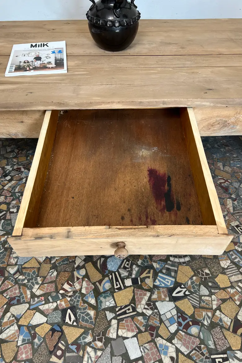 Table basse en hêtre - XXe siècle